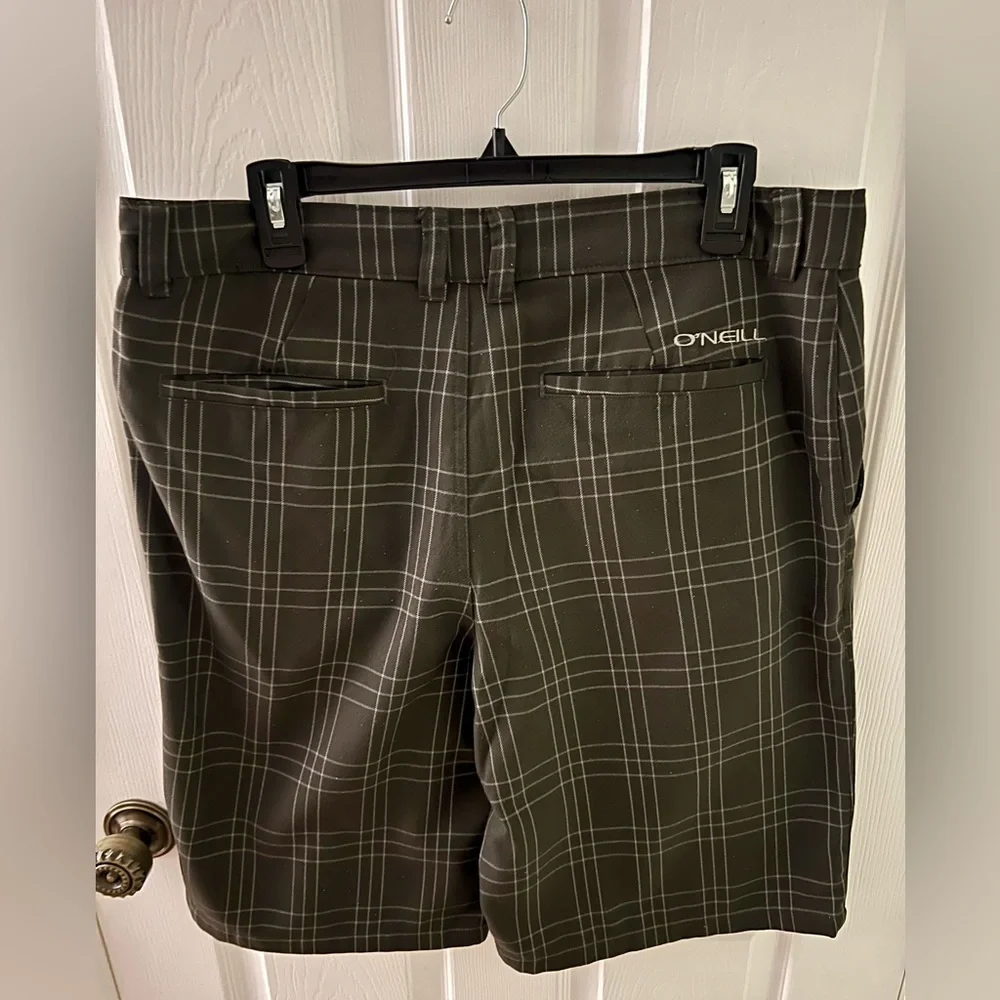 O'Neill Men’s Plaid 4 Pocket Shorts, Size 34